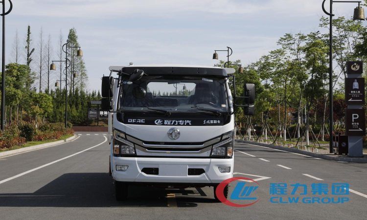 国六 东风多利卡 7 D7 一拖二平板 整车型号： CLW5090TQZ6