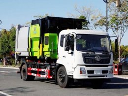 东风天锦可缷式垃圾车